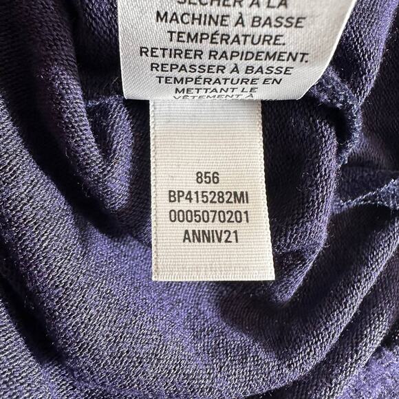 BP Nordstrom New Womens Long Sleeve Crew Neck Thin Sweater Blue M Casual Preppy - Picture 8 of 8